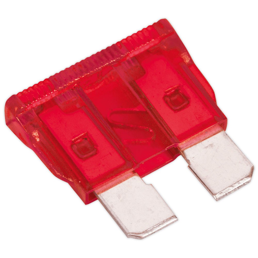 Sealey Automotive Standard Blade Fuse 10A Pack of 50