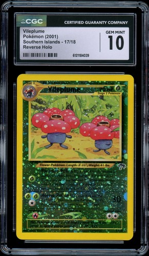 Vileplume graded CGC 10 for sale on eBay