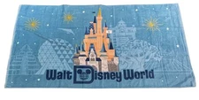 Disney Parks Walt Disney World Park Icon Cinderella Castle Beach Towel NWT