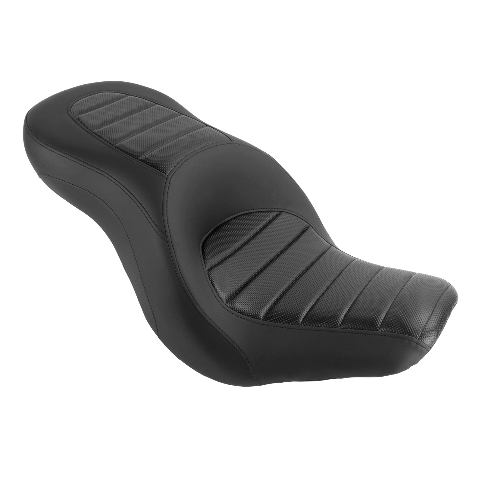 Low Profile Streifen Driver Passenger Seat For Harley 18-2025 Low Rider ST FXLR