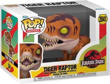 Pop Movies Jurassic Park 3.75 Inch Static Figure - Tiger Raptor #2041