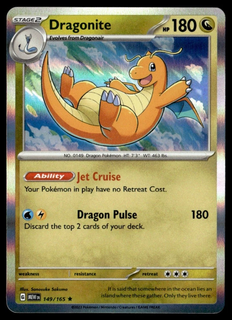 Dragonite 149/165 Sv: Scarlet & Violet 151 for sale | eBay