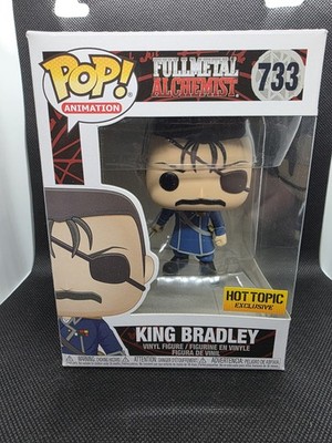 King Bradley # 733 Fullmetal Alchemist Funko Pop Animation Hot Topic Exclusive
