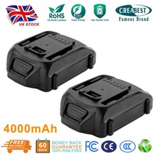2x Battery For Worx 18V Li-ion WA3512 WA3512.1 WG151 WG157 WG156 WG251 4000mAh