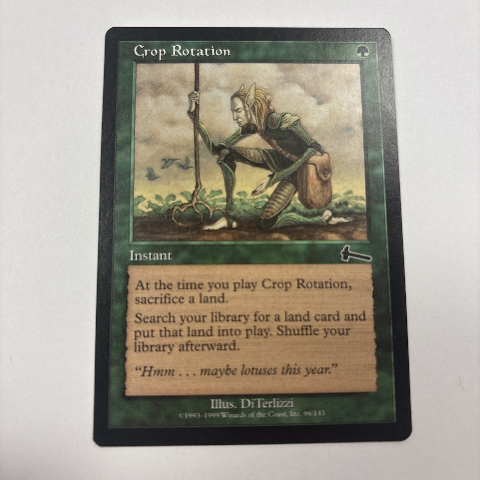 Crop Rotation LP Urza's Legacy MTG 98 / 143 English Regular Instant Land Ramp!