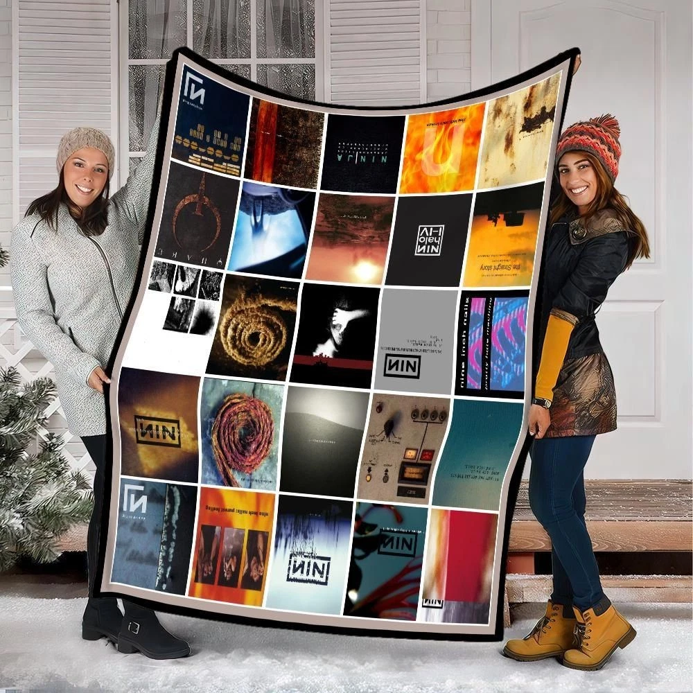 Nine Inch Nails Fleece Blanket