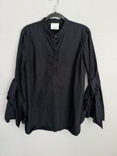 ACLER Size US 8 • Black Long Sleeve Top Blouse