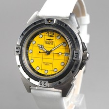 SECTUR Vintage Diver Watch  203 Men's 37mm Watch New Battery New Leather Band