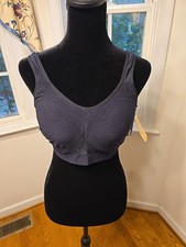 Truekind By Shapermint Daily Comfort Shaper Bra Wireless Size L Black NWT