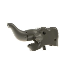 1x Lego Animal Elephant Head Old-Dark Gray Trunk Part 7414 40396c01 43890c01