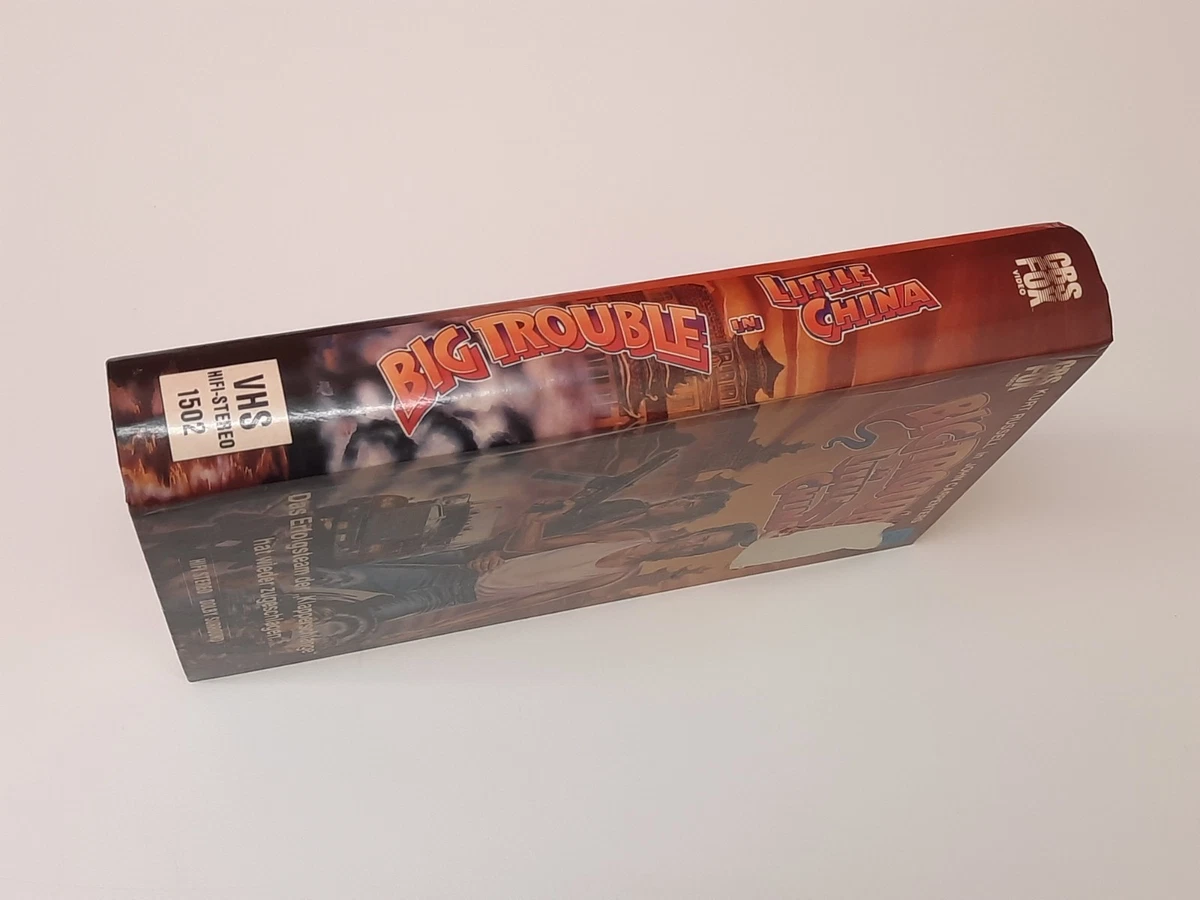 Big Trouble In Little China 1986 VHS German PAL Video Hartbox John Carpenter