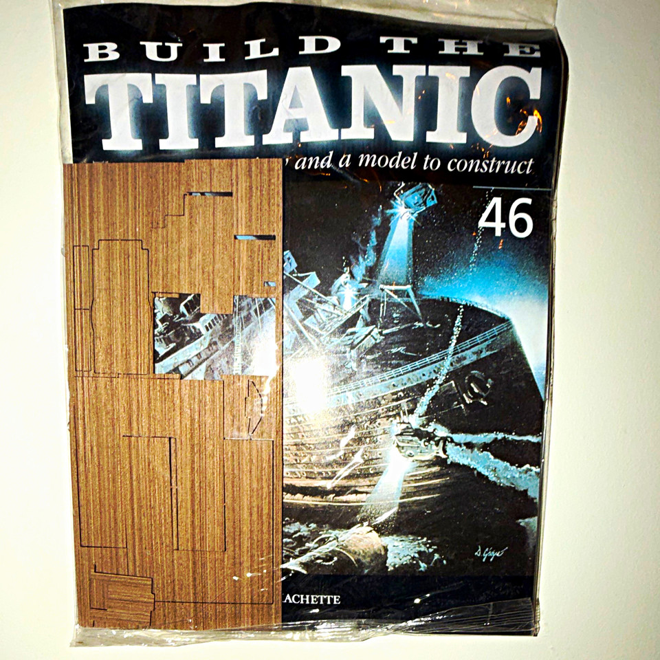Hachette Models Hachette Titanic Issue 46 Ship Kit Wooden Unassembled Nautical Model ...