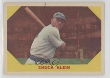 1960 Fleer Baseball Greats Chuck Klein #30 HOF t6r