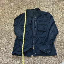 H M Navy Blue Utility Field Jacket Size 12