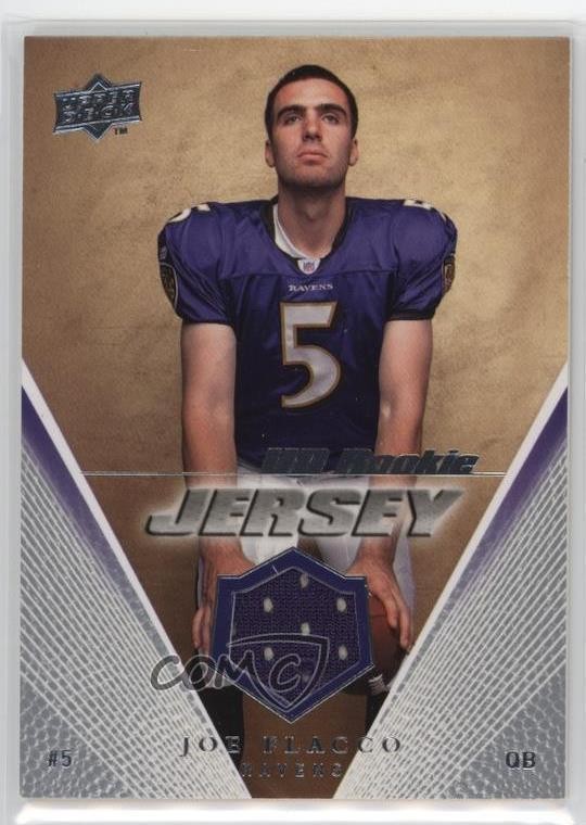 2008 Upper Deck UD Rookie Jersey Joe Flacco #UDRJ-JF RC xu4
