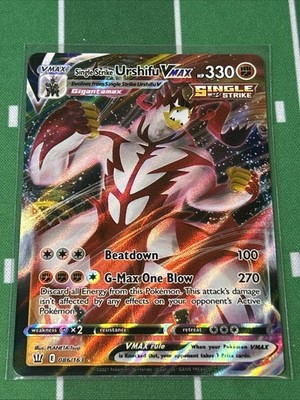 Pokemon TCG SWSH Battle Styles Single Strike Urshifu VMAX 086/163 Ultra Rare NM