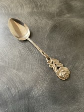 SUPERB SOLID SILVER HALLMARKED HILDESHEIMER ROSE SPOON CIRCA 1950