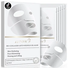6 Pack Bio-Collagen Real Deep Anti Wrinkle Lifting Mask,Overnight Hydrating F...