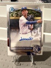 2025 Bowman Chrome Prospect Autographs Darison Garcia KC Royals #CPA-DG