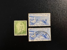 New Zealand 1958 ‘Hawkes Bay Centennial’ Stamps - Partial Set (1 missing)