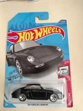 Hot Wheels 2020 Factory Set #72 Porsche Series '96 Porsche Carrera Black
