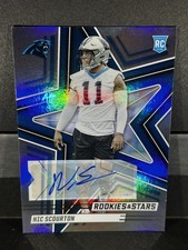 🔥2025 Nic Scourton Rookies and Stars Rookie Auto Carolina Panthers Texas A&M🔥