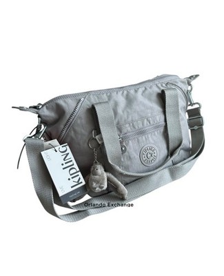 Kipling Art Mini Shoulder Bag Crossbody Tote Gray (MSRP $99)
