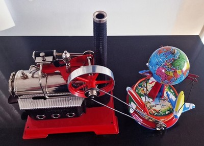 Wilesco D14 Steam Engine with Carousel M71 Powered by the Engine
