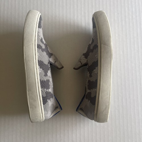 Rothys Mocasines Niños Niños 13 Camuflaje Gris Zapatos Cómodos - Imagen 4 de 8