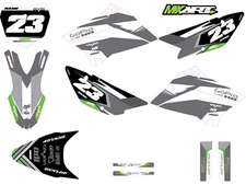 Kawasaki KLX 110 - 2010 - 2024 Full Custom Graphic Kit SHADES STYLE decals