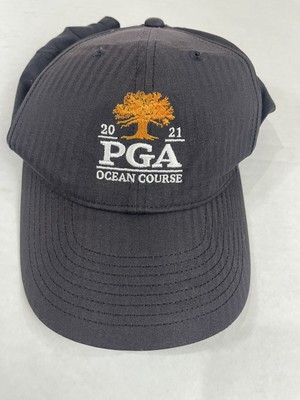 2021 PGA Nike Ocean Course Hat Black Embroidered New Era PGA Patch