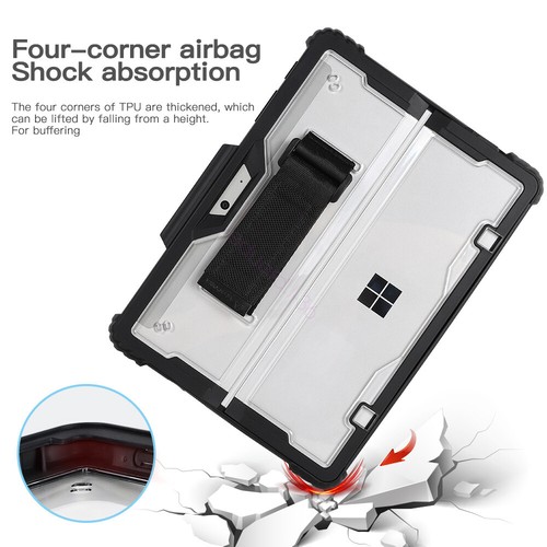 NEW Suitable for Microsoft surface Pro7 8 9 Go Transparent TPU Protection Case - Picture 12 of 15