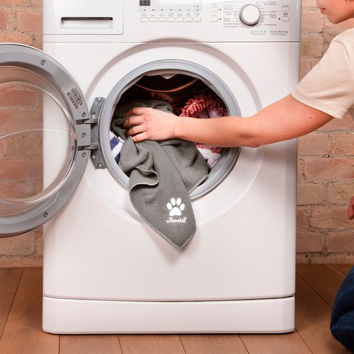 Vileda Pet Pro Microfaser-Handtuch XL, grau - Bild 6 von 6