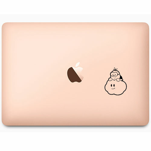 2x Lakitu Mario Decal Sticker for Macbook Air Pro Trackpad laptop Car Window Art - Picture 2 of 7