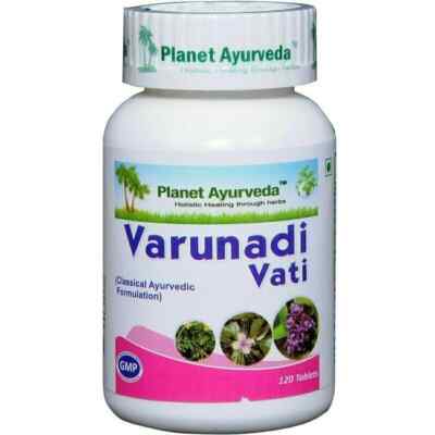 Planet Ayurveda Varunadi Vati Tablets - 120 Tablets Free Shipping World Wide