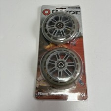 Razor Scooter Set Of Two Wheels Clear With Bearings 98 Mm New In Package