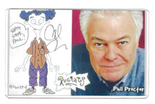 PHIL PROCTOR Voice of Howard in RUGRATS, Big Brother Announcer SIGNED 4x6 Photo