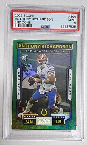 Anthony Richardson [End Zone] #304 2023 Panini Score card