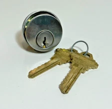 Schlage Mortise Lock Cylinder 20-001 (KEY FG) 114 626 Keyway Chrome 1-1/4" (D355