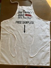 Funny Chef Apron BIG DADDY PURE BEEF BBQ FREE SAMPLE Sex Adult Halloween Costume