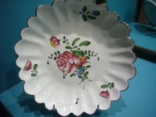 515-COMPOTE Dish In Faience From Niderviller Signed Custine 1771 2C Interlaced