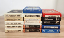 8 Track Tapes Lot 16 Country Rock Untested Not Serviced, Tested, Restored
