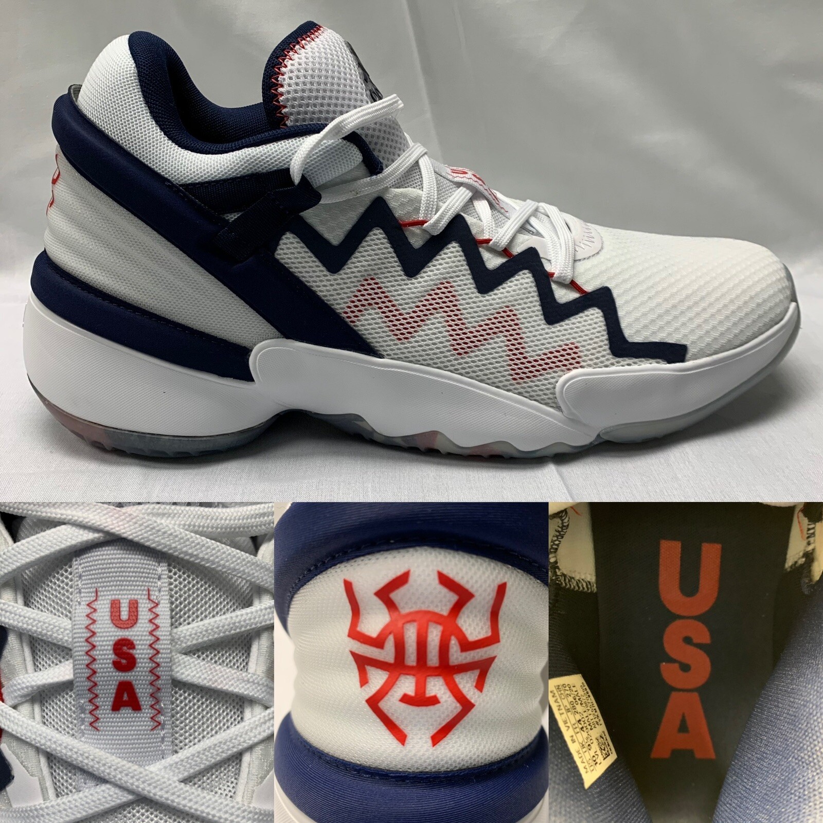 Adidas D.O.N. Edición 2 Donovan Mitchell GCA Team USA Baloncesto Hombre’s Talla 10