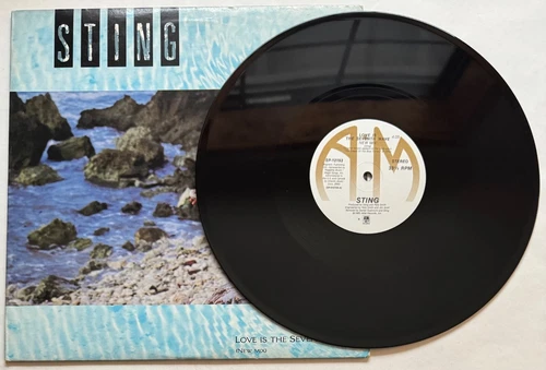 Sting US 3 Trk 12 Love Is The Seventh Wave ‘85 VG+ Fortress Around Your Heart +1