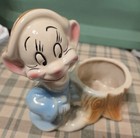 Walt Disney Dopey Leeds Planter Vintage 40s, Seven Dwarfs Ceramic Great Color — photo 6