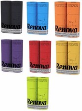 Renova 3 Ply Soft Colour Toilet Loo Bathroom Tissue Paper Rolls 6 Pack