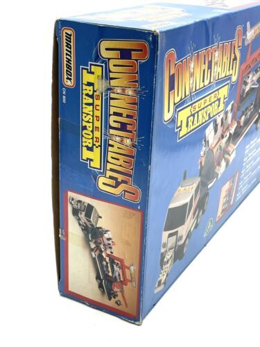 Véhicule Connectables Super Transport IDEAL-MATCHBOX + boîte française (1989
