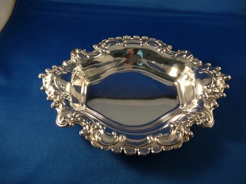 Reed & Barton Burgundy X499 sterling dish for nuts or relish, mint, orig owner