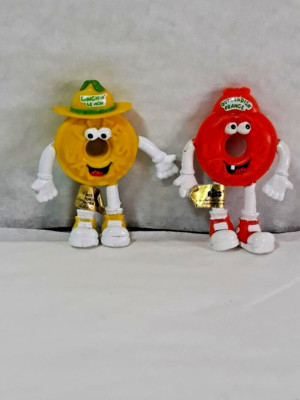 Life Savers Outlandish Orange & LAUGHIN' LEMON Spielzeug biegsame Figuren Werbeanzeige