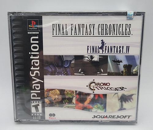 Final Fantasy Chronicles (PS1 PSX Playstation) NEW SEALED BLACK LABEL NEAR-MINT! - 第 1/19 張圖片